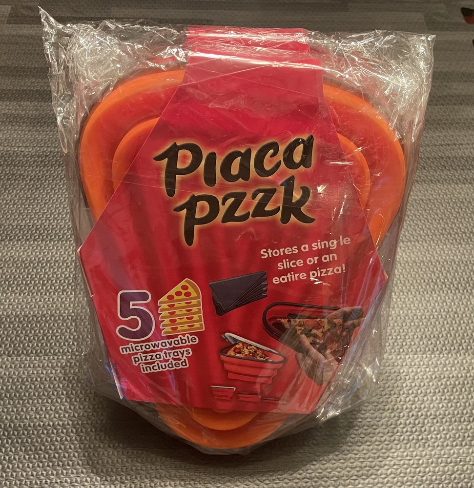 Pizza Pack Reusable BPA-Free Silicone Storage Container  (2-pack)