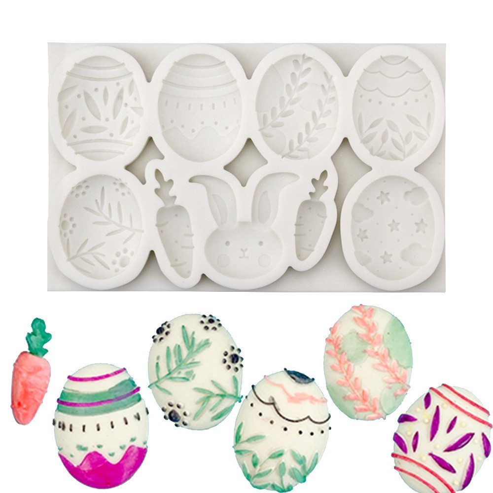 Easter Rabbit Set Handmade Soap Silicone Mold Easter Gift