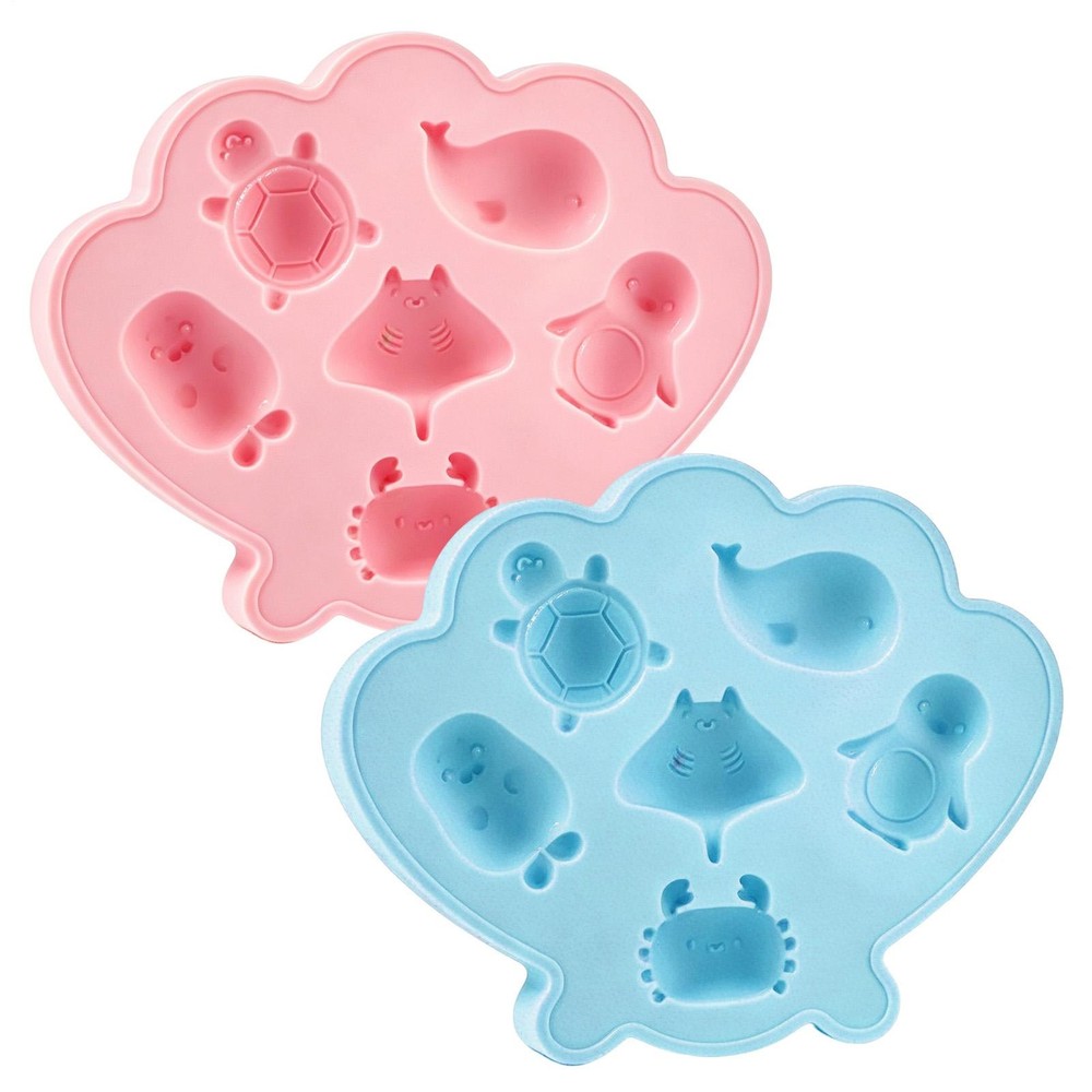 Ice Molds, Animals Shaped Silicone Soft Mold Reusable Safe Ice Cube Maker