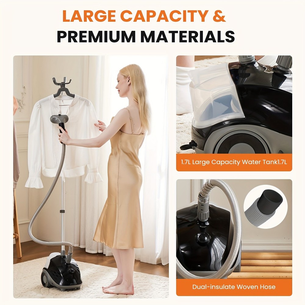 Handheld Steamer Fast Heating Professional for clothes Removable vertical iron