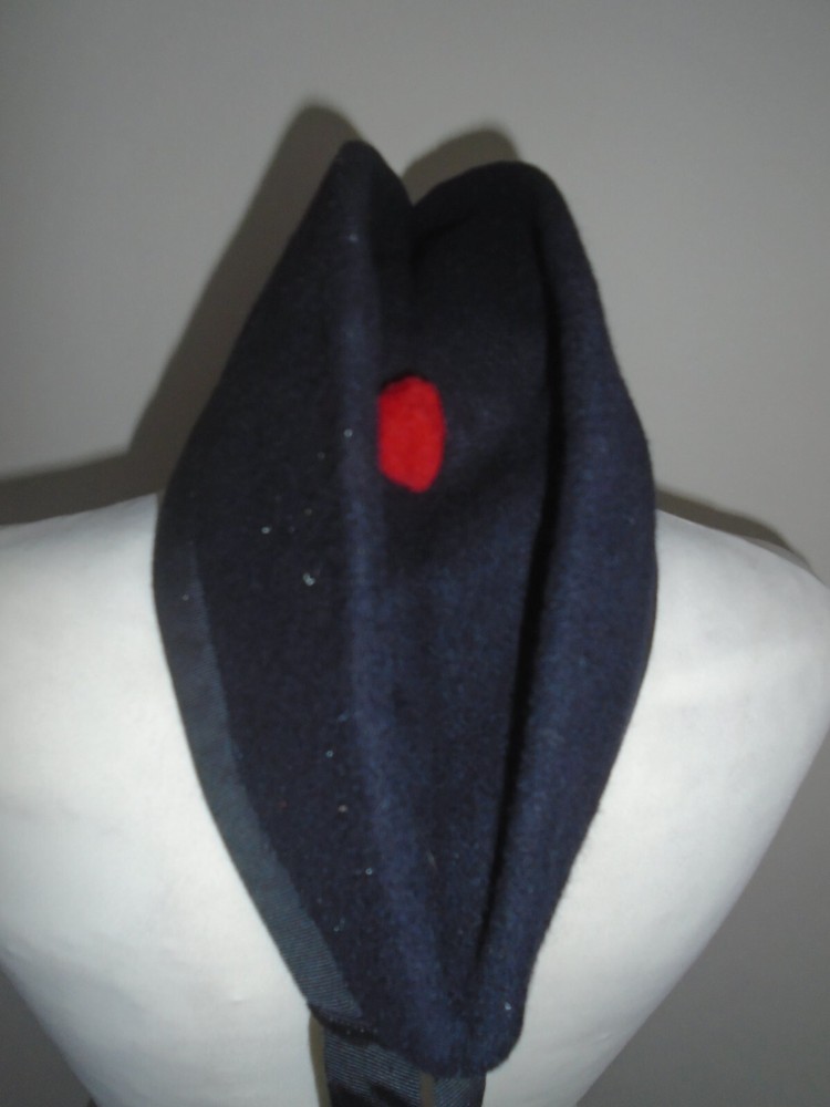 PLAIN NAVY BLUE GLENGARRY VARIOUS SIZES BRITISH ARMY ISSUE