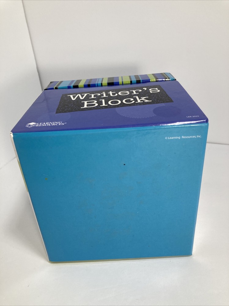 Learning Resources Writers Block Cube Prompts Classroom/Tutoring/Homeschool