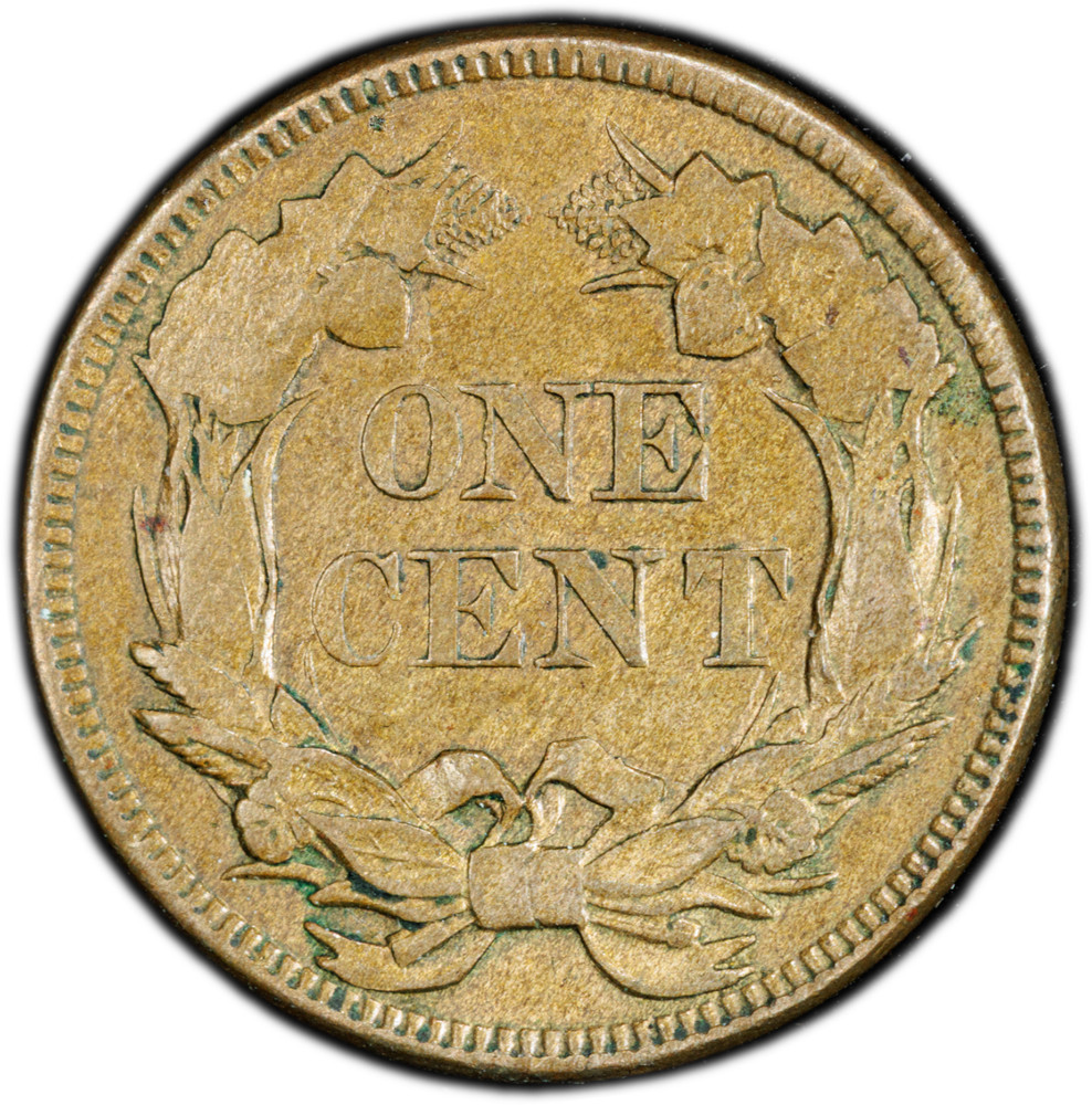 1857 Flying Eagle Cent PCGS AU58 Circulated Type Coin