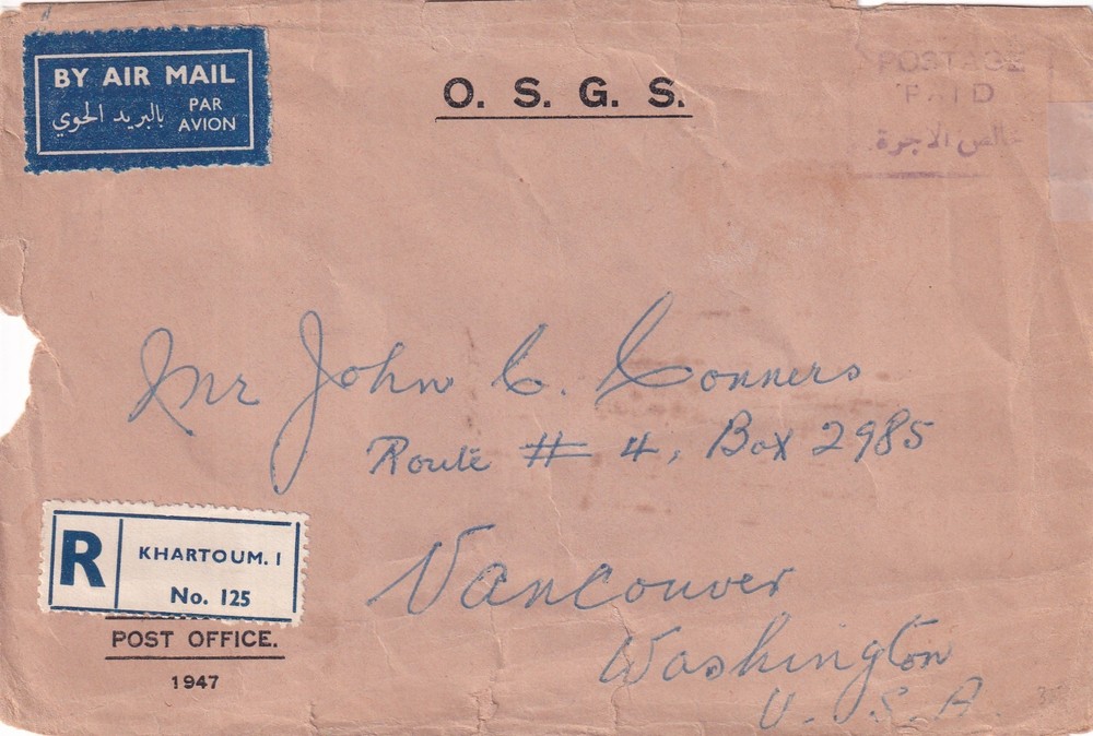SUDAN POSTAGE PAID POSTAL HISTORY 11 COVERS
