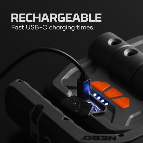 OMNI 3K Rechargeable Work Light |s COB, 6 Light Modes, Solid 3000 Lumen