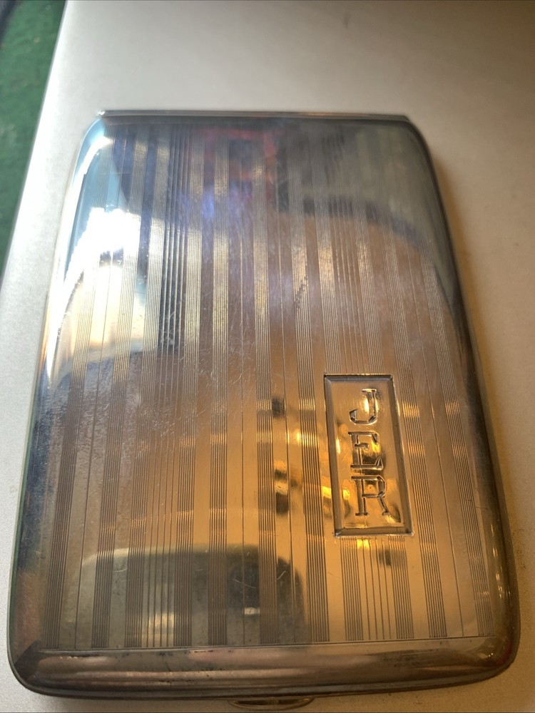 Vintage Sterling Silver Cigarette Case