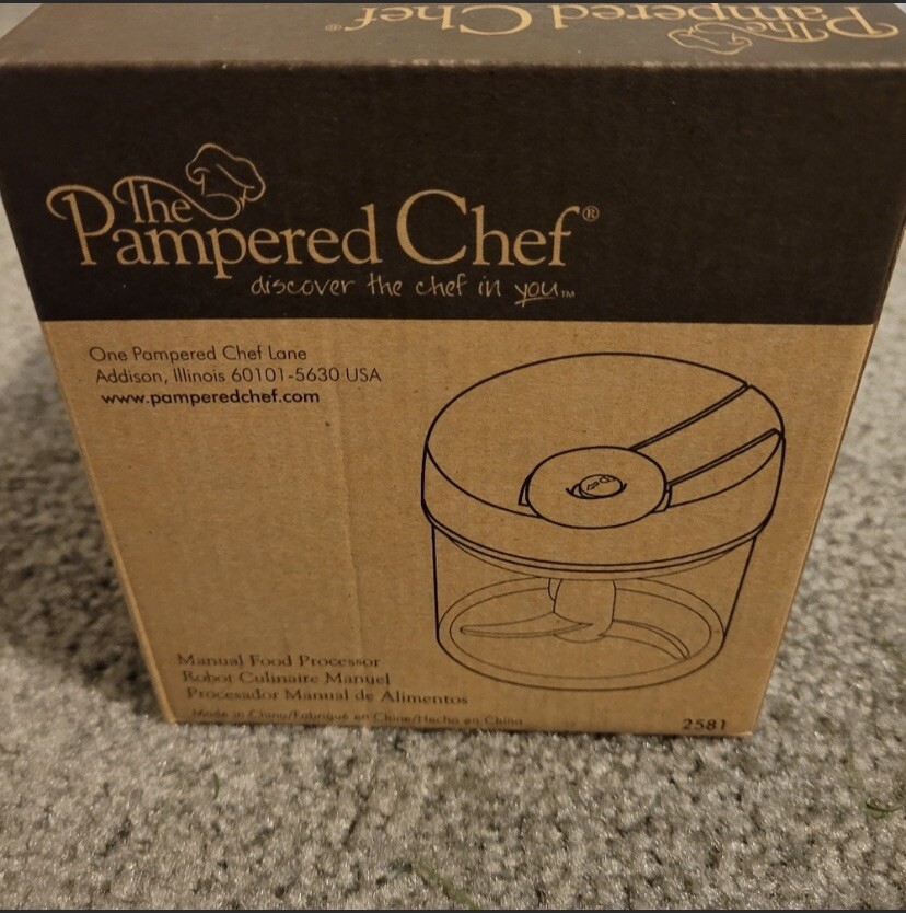 Pampered Chef Manual Food Processor #2581 