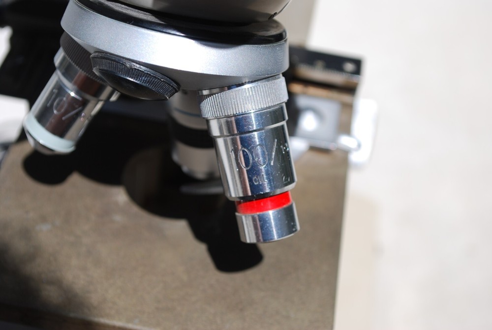 Vintage Vickers Instruments Binocular Microscope