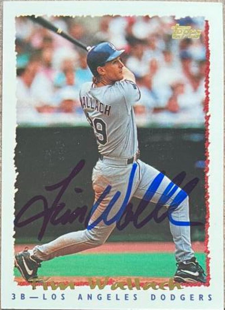Tim Wallach Autographed 1995 Topps #38