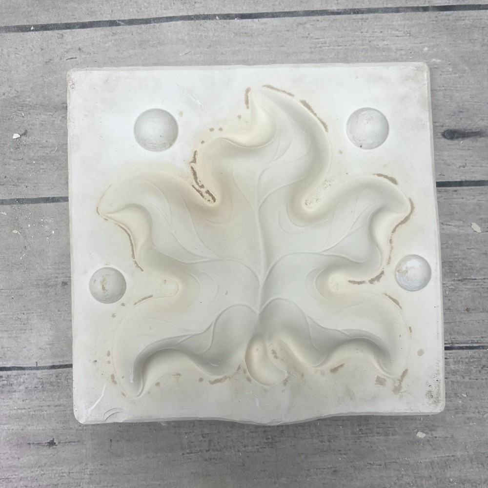 Unbranded Ceramic Casting Mold Leaf Design