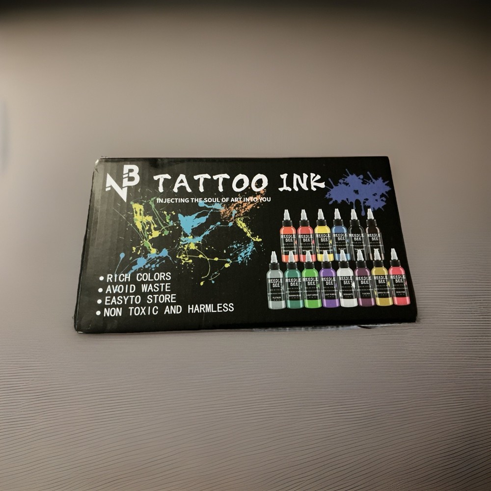 Needle Bee Tattoo Ink Set Multicolor Non Toxic Harmless Easy to Store