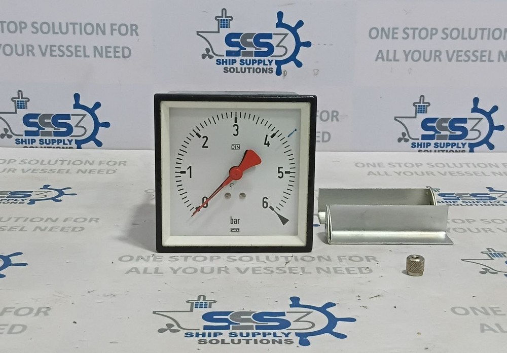 Wika W 48125 Double Manometer 0-6 bar For Control Systems