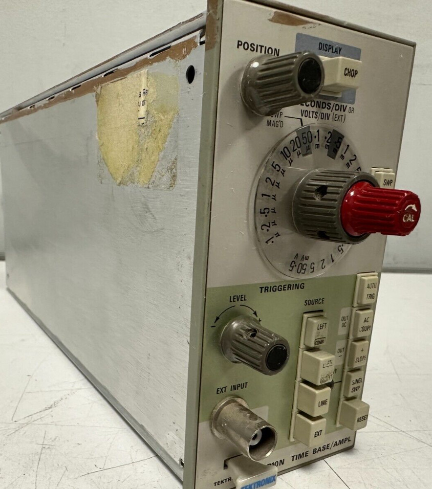 PARTS! Tektronix 5B10N Time Base/ Amplifier Module (UNTESTED)
