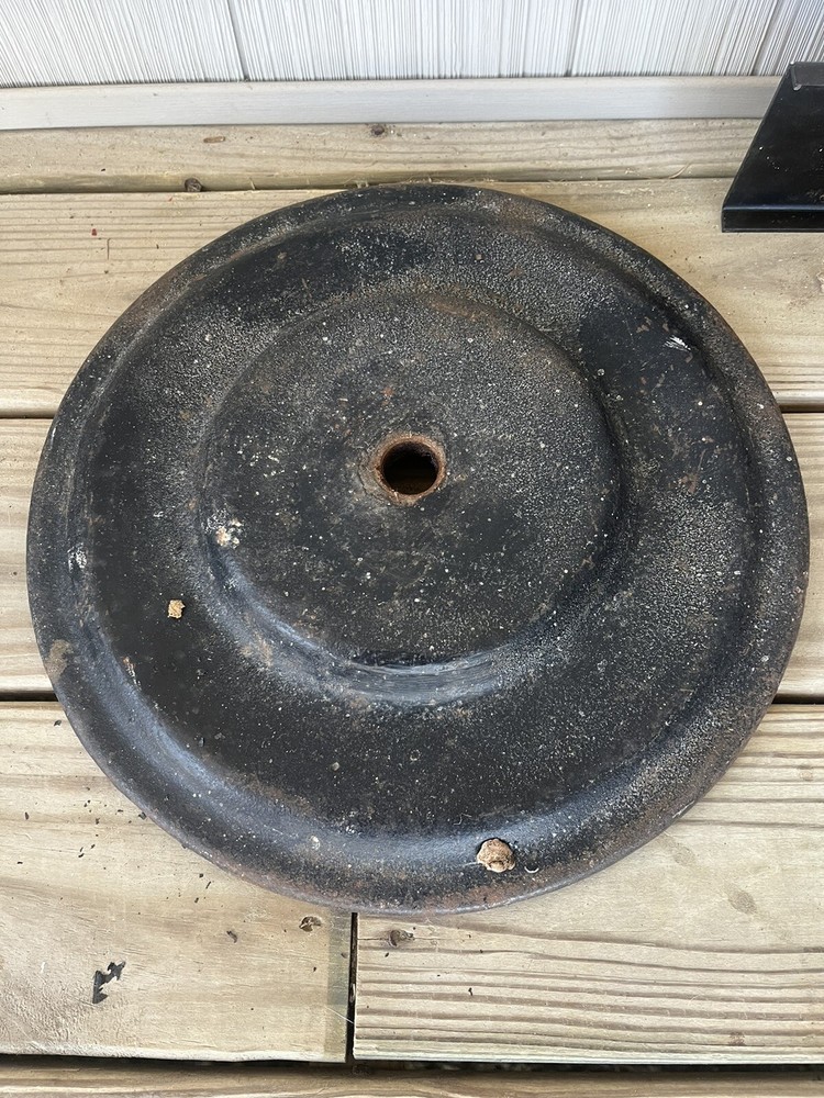 24" TWO HEAD BLACK POLE STAND