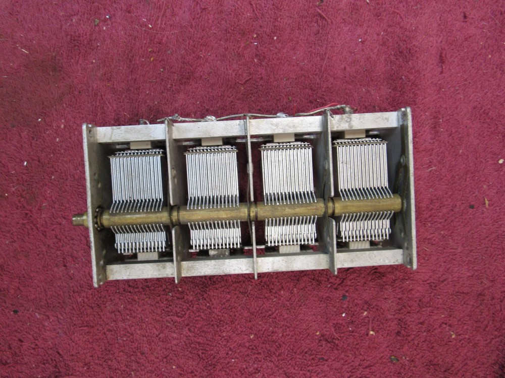 Vintage Air Variable Capacitor HAM Amplifier/Tuner 20-560 x4 PF