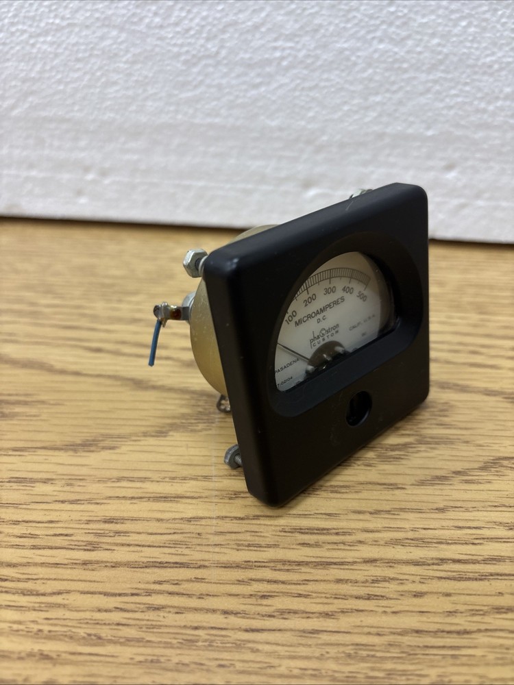 Phaostron DC Microamps Meter Gauge J-60