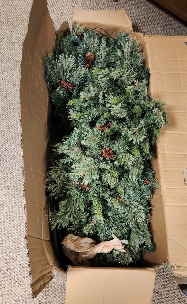 Artificial Prelit Christmas Tree WORKS