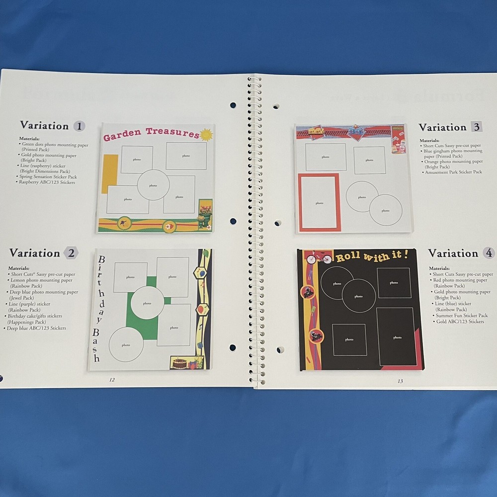 Creative Memories Fast Formulas Fourth Edition Showcasing the Makers book 2003