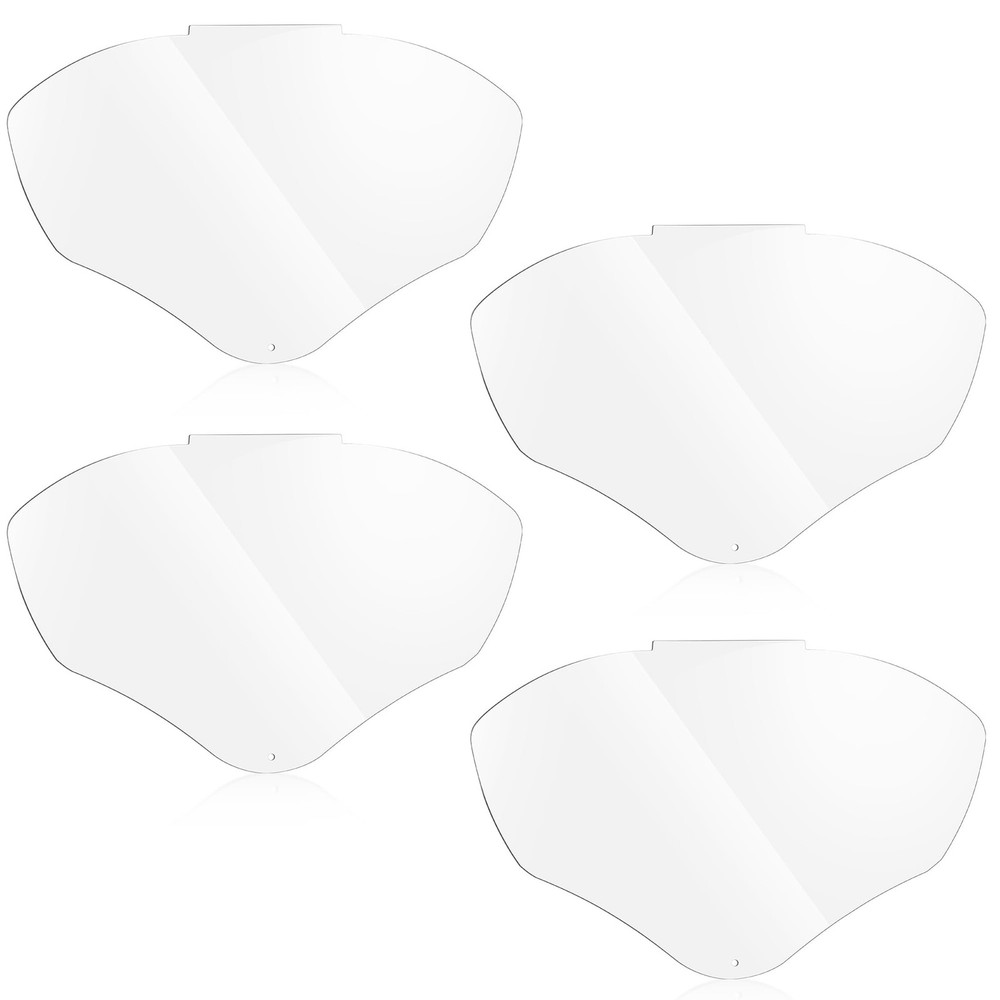Feekoon Face Shield Replacement Lens 1 Count (Pack of 4), Clear Hardcoat