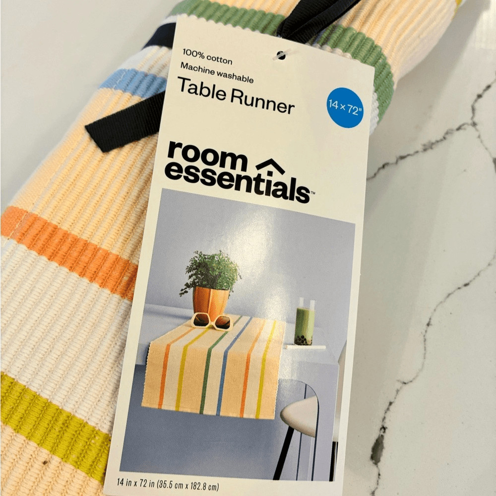 Room Essentials Multicolor Striped Table Runner