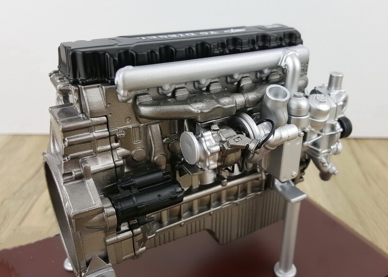 1:12 YC DIESEL Engine Transmission Construct Machine Equipment Diecast Model