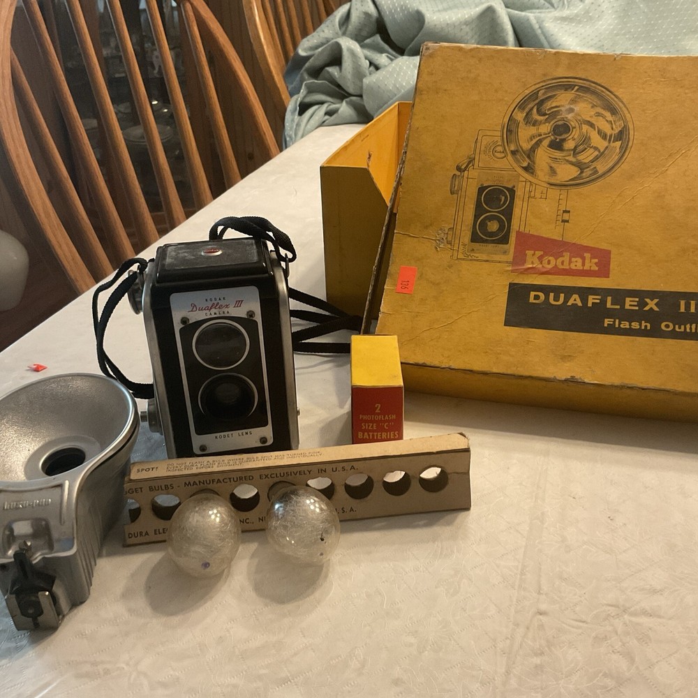 Vintage Kodak Duaflex iii 3 Camera Untested Read!