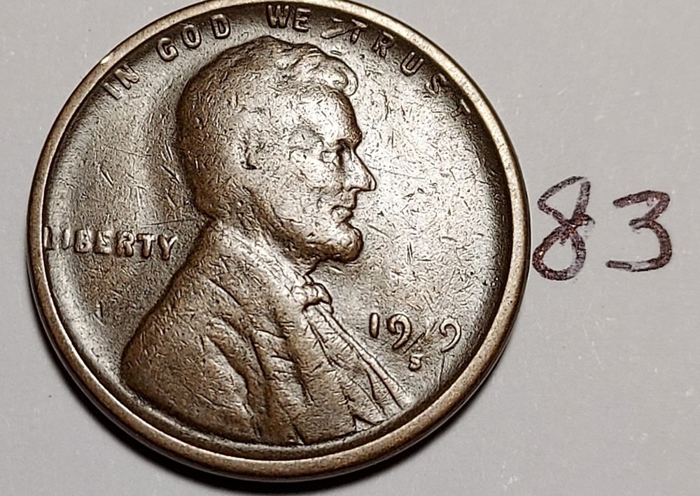 1919-S Lincoln Wheat Cent #83