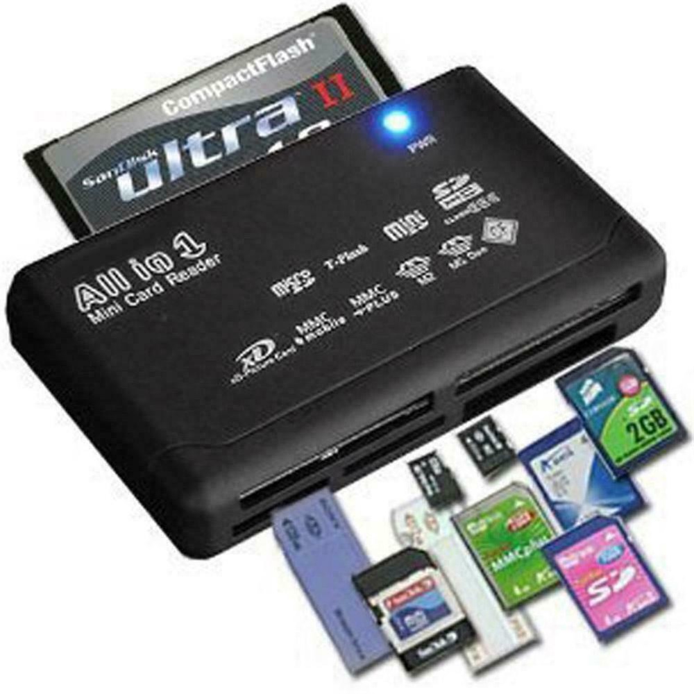 All In One USB Memory Card Reader Adapter For Micro SD RS MMC SDHC TF M2 Mini