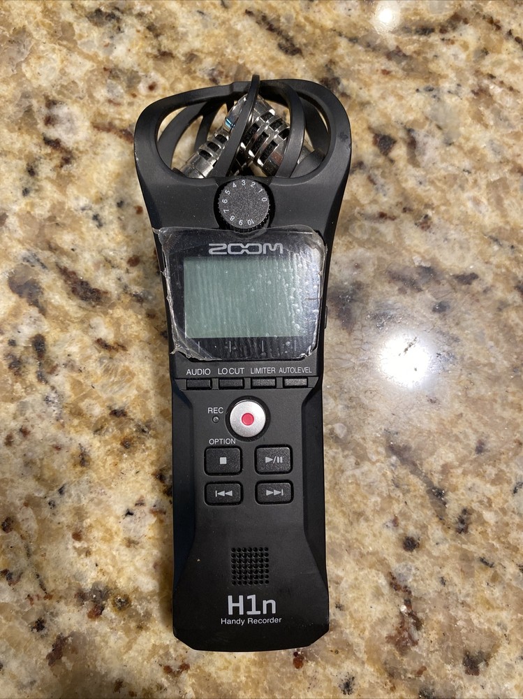 Zoom H1n Handy Recorder Handheld Stereo Recorder - Black