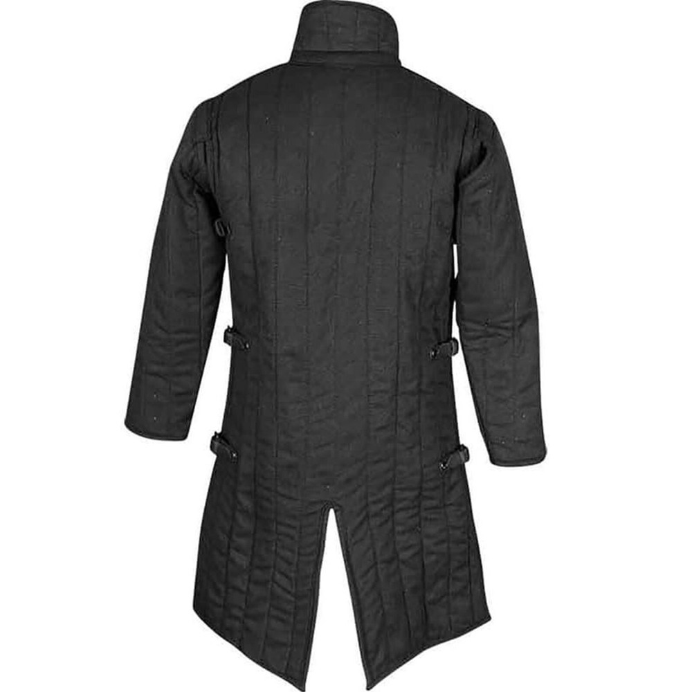 Medieval Gambeson Padded Full Sleeves Armor Larp Reenactment