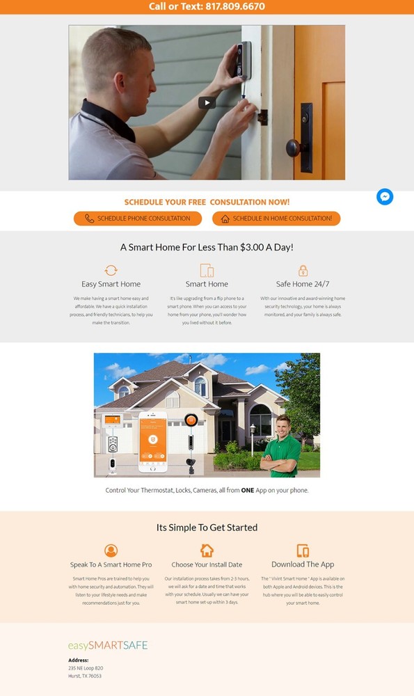Custom Service Based Business WordPress Appointment Website