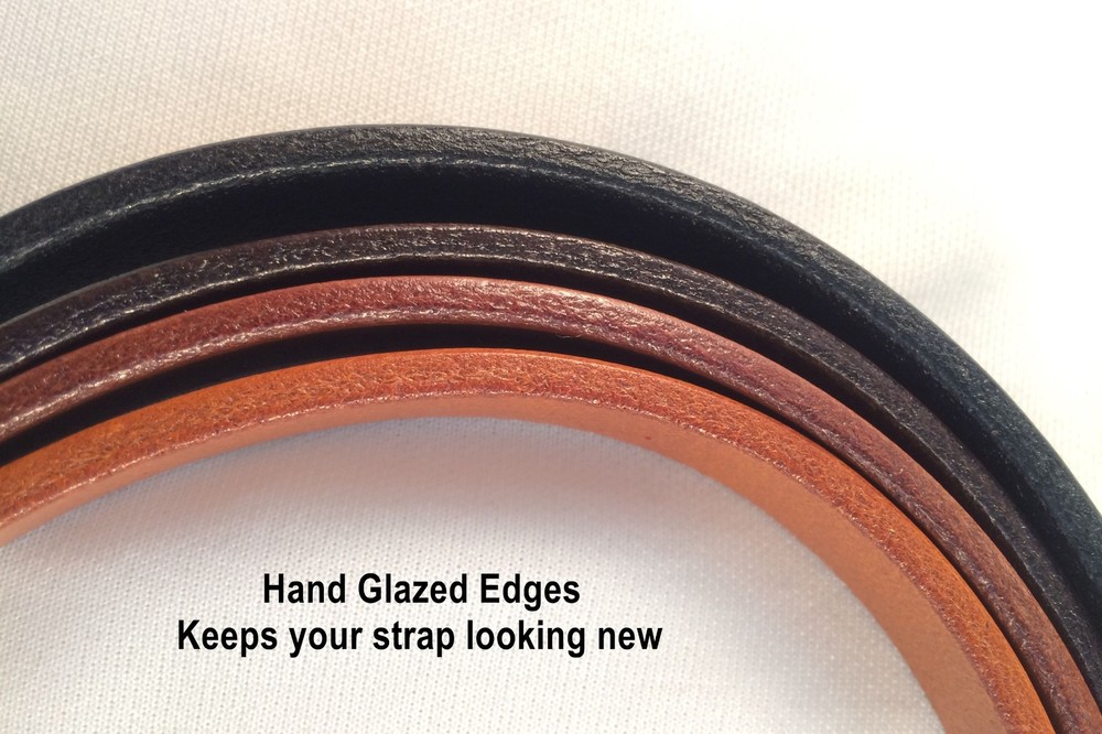 1 1/2" Adjustable Cowhide Leather Bag Strap Handle Extenders Extensions 4 colors