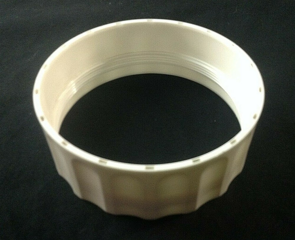 Mercury White Round Gauge Bezel Bracket 3-1/2"