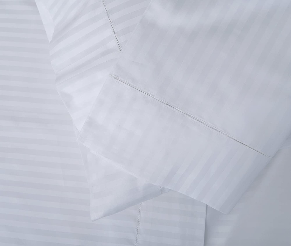 Comfortable Cotton Pillowcases 600 Thread Count Hotel Quality Ivory Covers