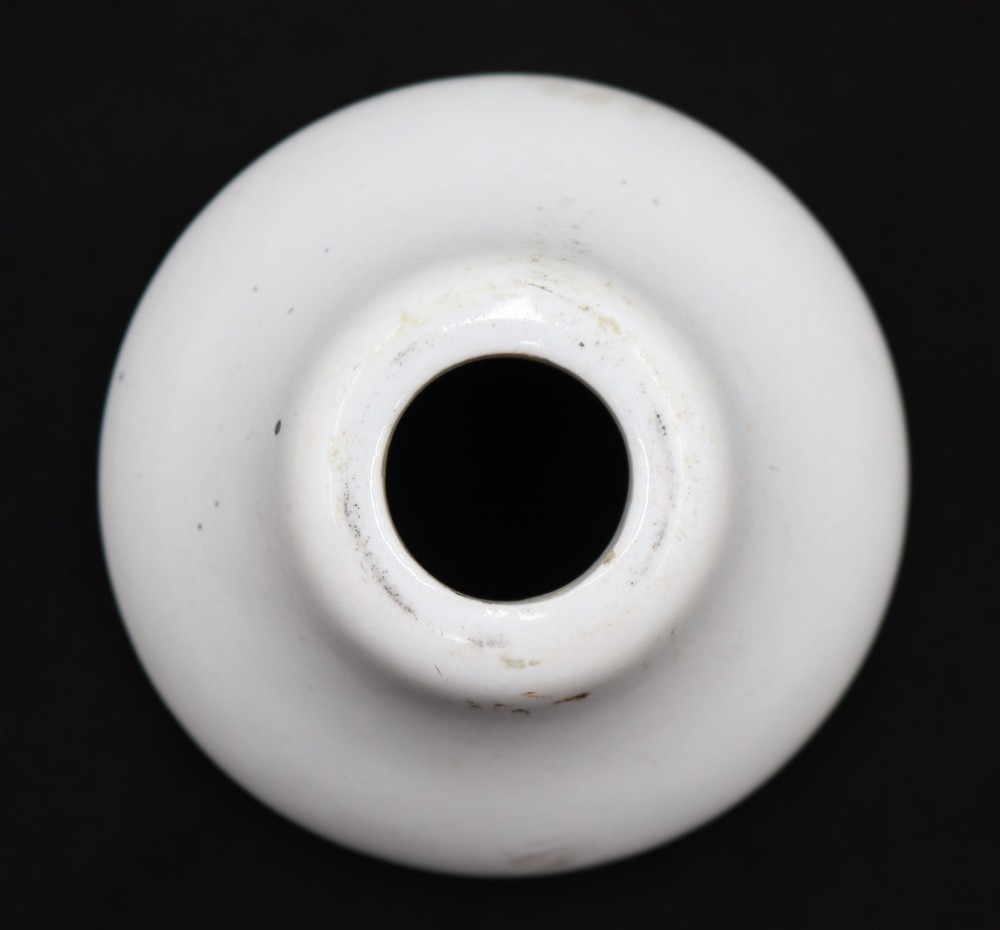 Vintage White Ceramic Faucet Cover