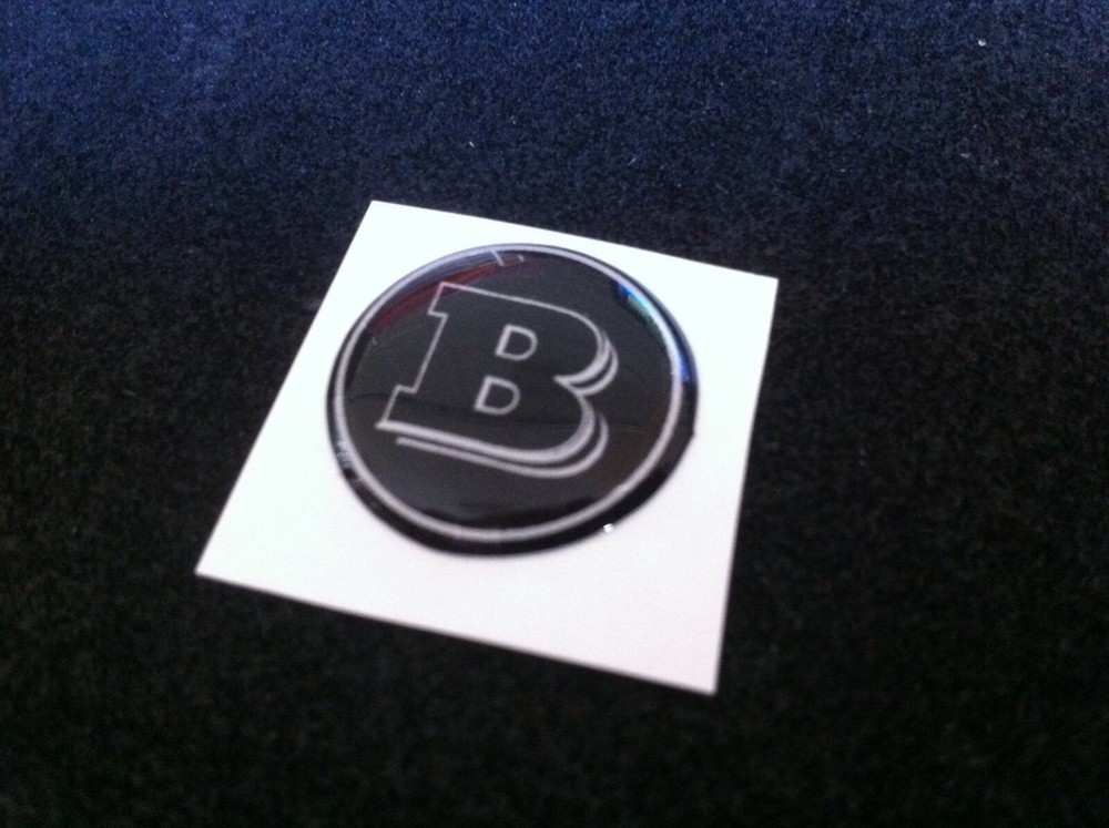 1 Resin Coated Sticker 3D Smart 80 Mm Black Gray