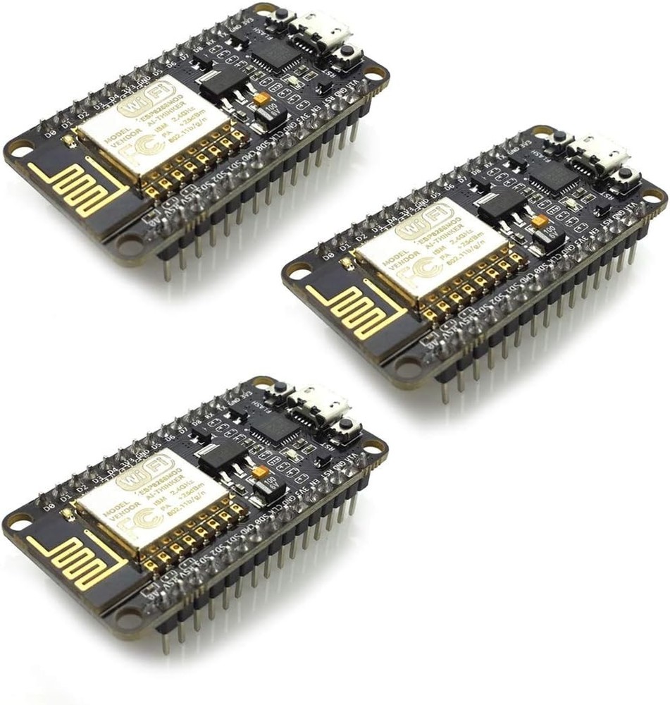 Multi-Pack NodeMCU CP2102 ESP-12E Modules - 80MHz Wi-Fi Development Solutions