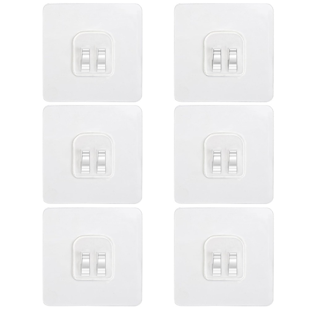 6 Pack Shower Caddy Adhesive Replacement, Extra Thick Bath Toy Storage Replac...