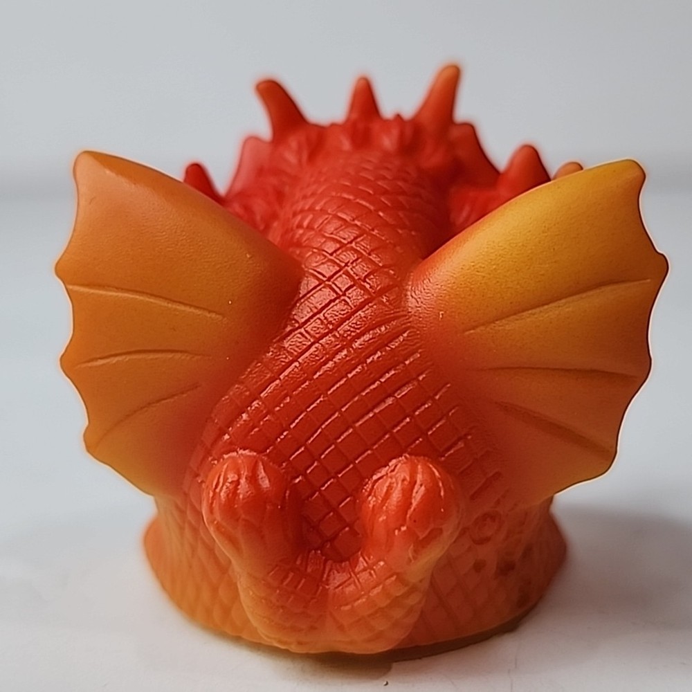2024 Godzilla Burning Red Chronicle 1.5" Ghidorah Mini Figure Sofvi Toho