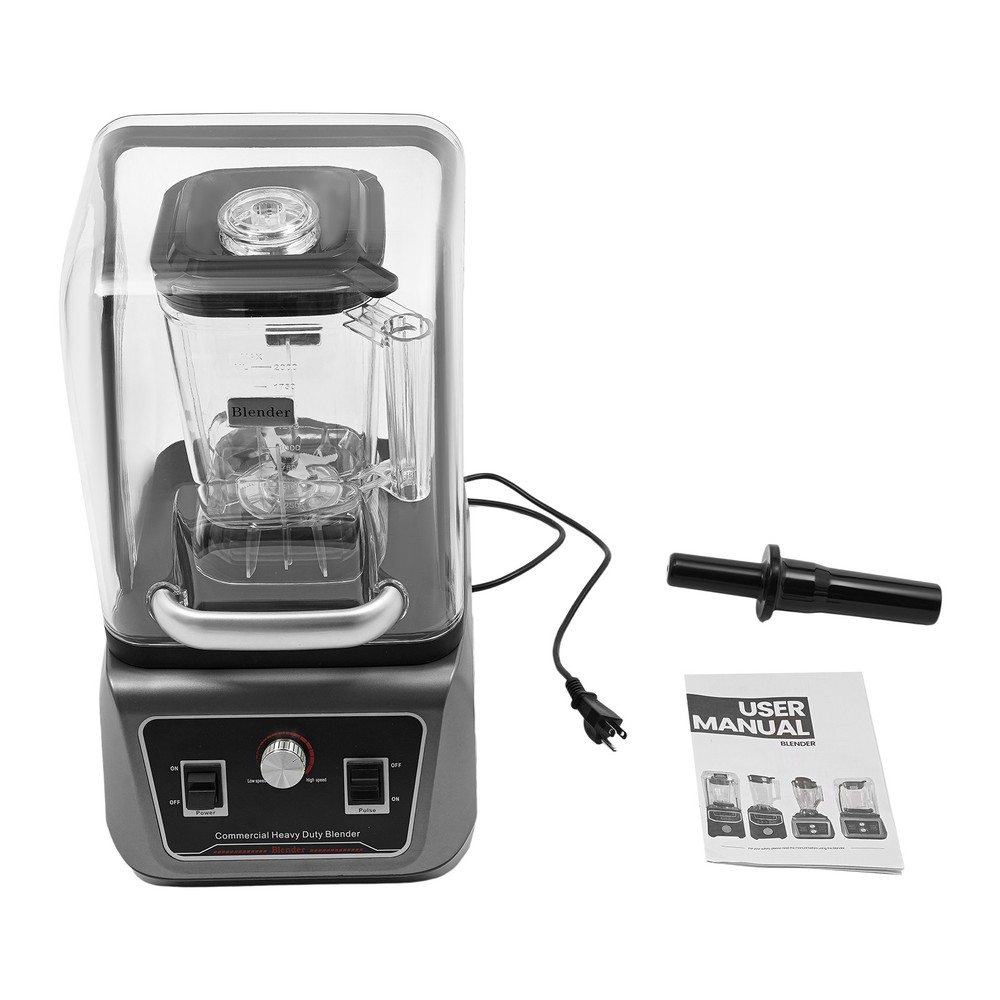 Multifunctional Blending Machine Blender with Soundproof Shield & Speed Control