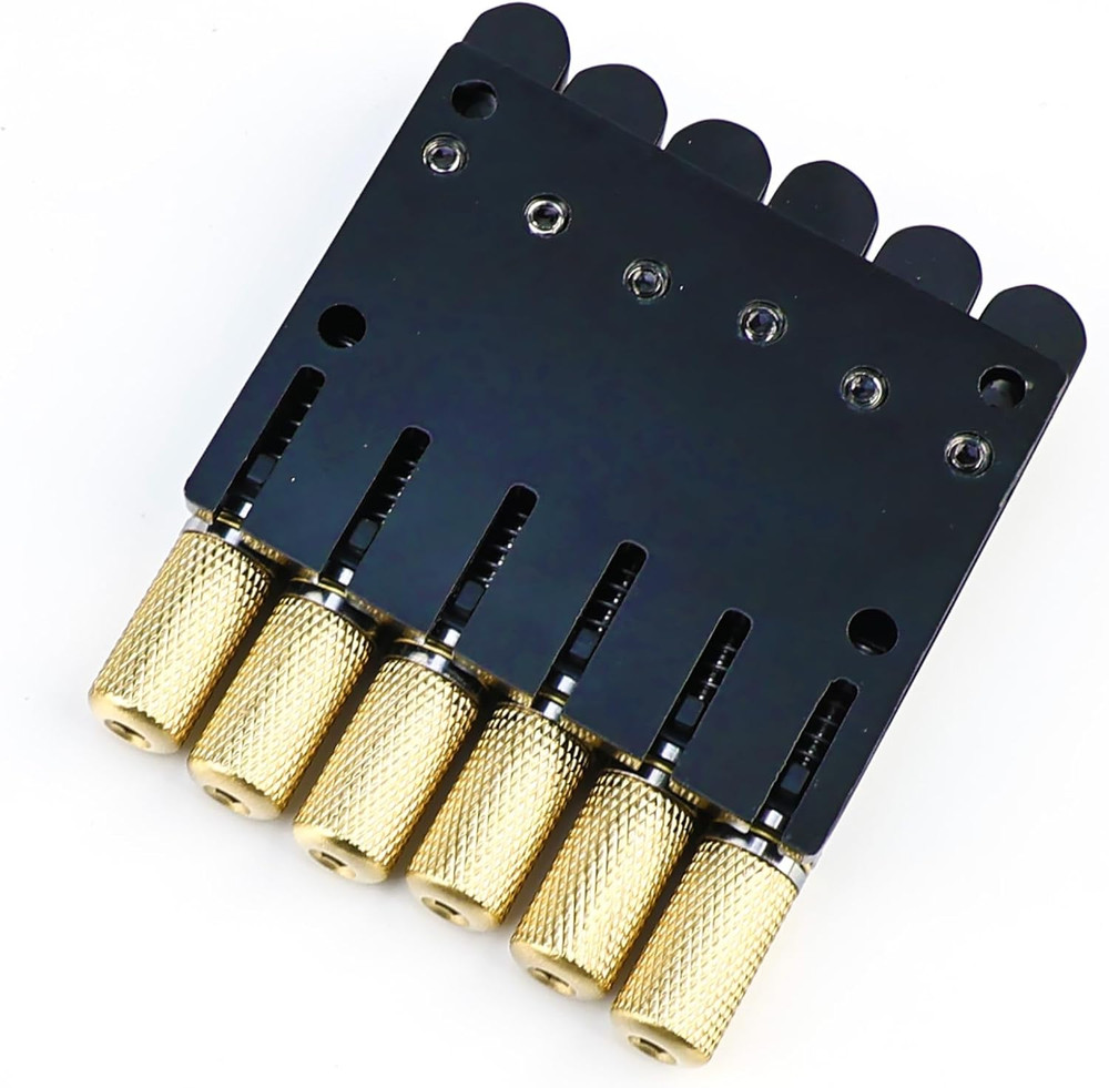 6 String Headless Guitar Bridge Saddles System