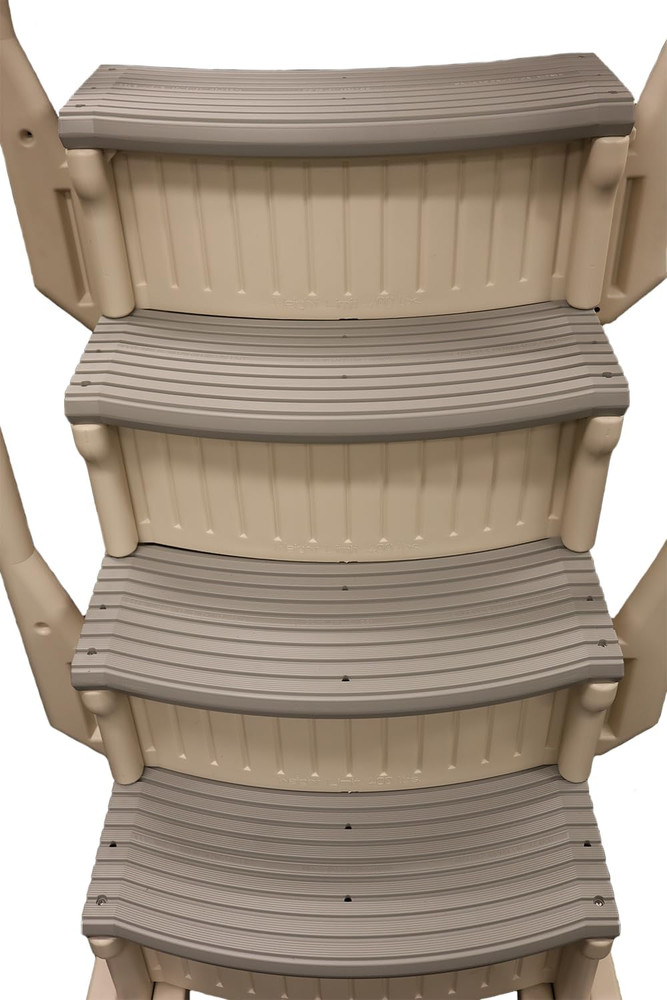 Curve CCX-AG Drop in above Ground Pool Step with Grey Treads - Base Step