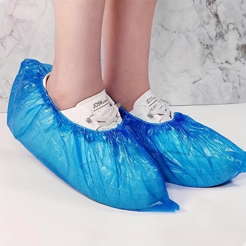 Automatic Shoe Cover Dispenser Machine with 100pcs Disposable PE Covers