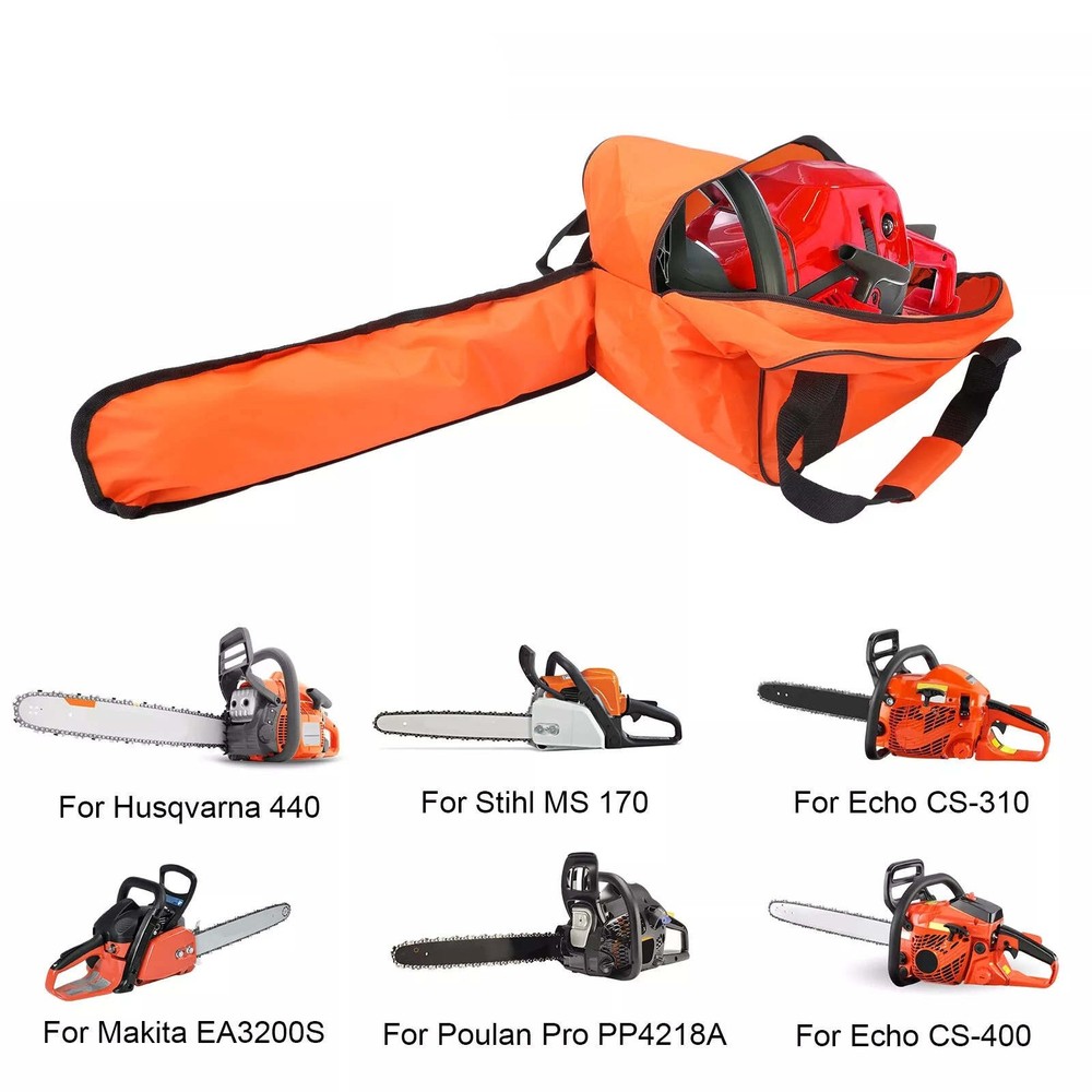 Durable Orange Oxford Cloth Chainsaw Carrying Bag Multi-purpose Tool Bag