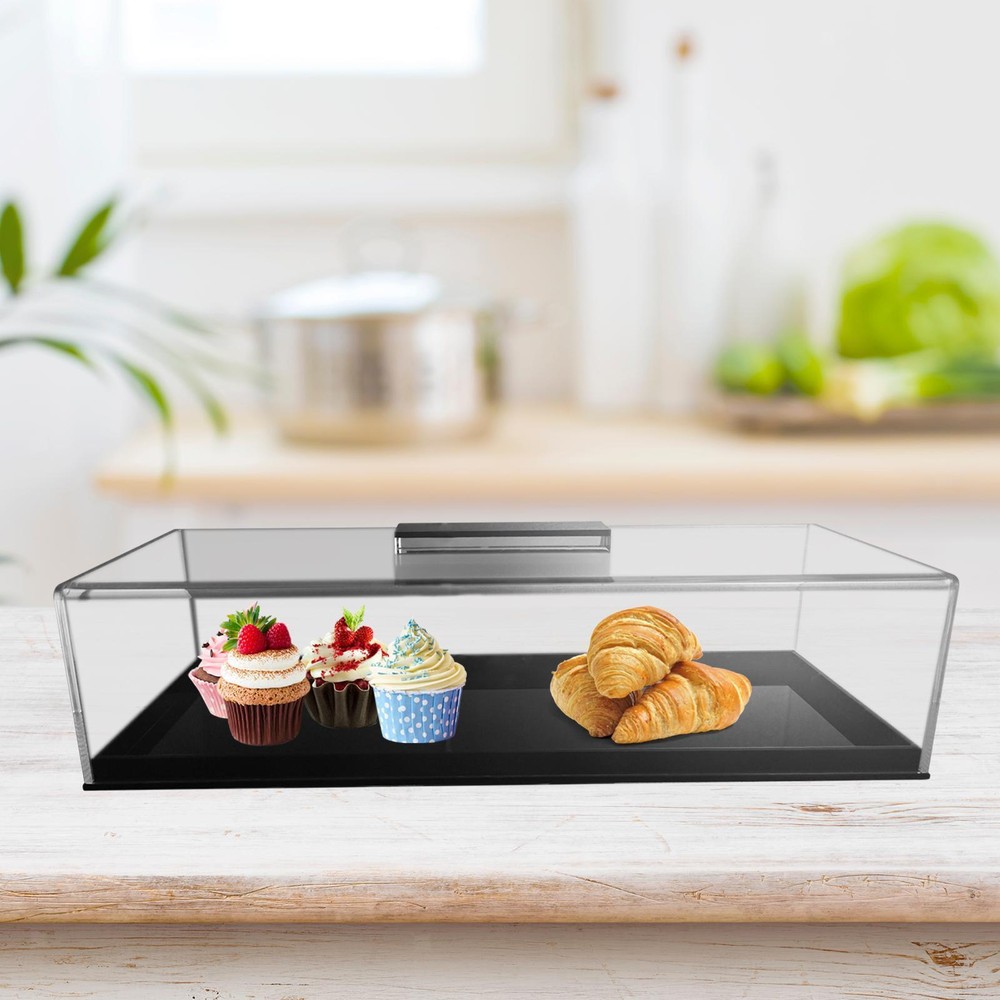 Clear Bread Box with Lid Bread Storage Container for Weddings Birthday Event