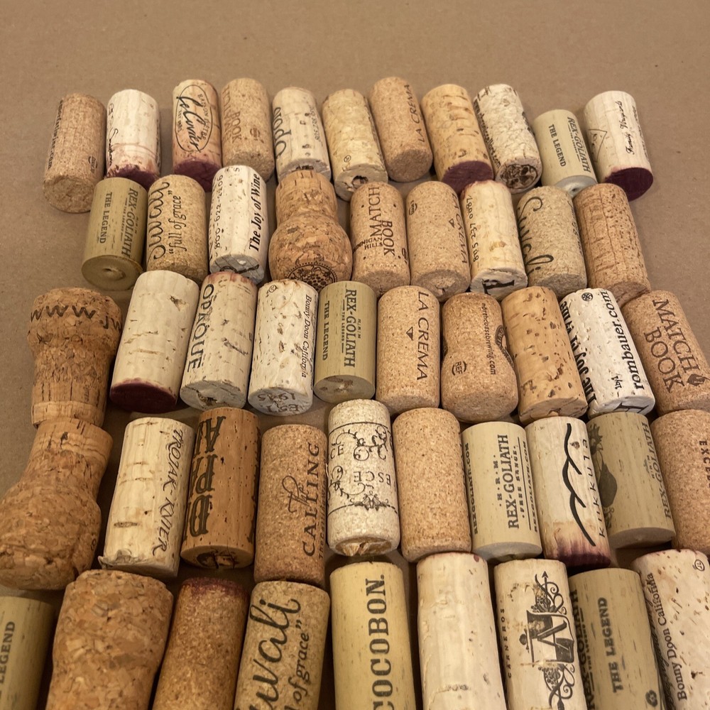Wine Bottle Corks 100 Plus Count Various Brands Used Assorted Lot