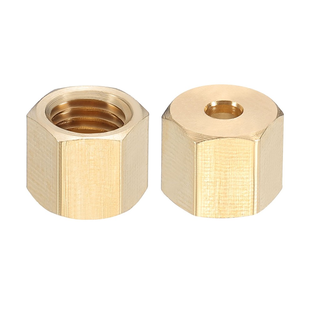 1/8" Brass Compression Nut,50Pcs Brass Compression Fitting Plumbing System