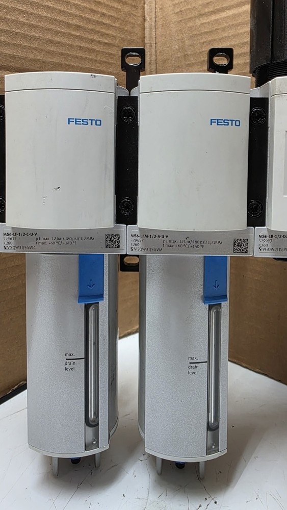 Festo MS6 Pneumatic Air Prep Unit Filter Lubricator Regulator Assembly...