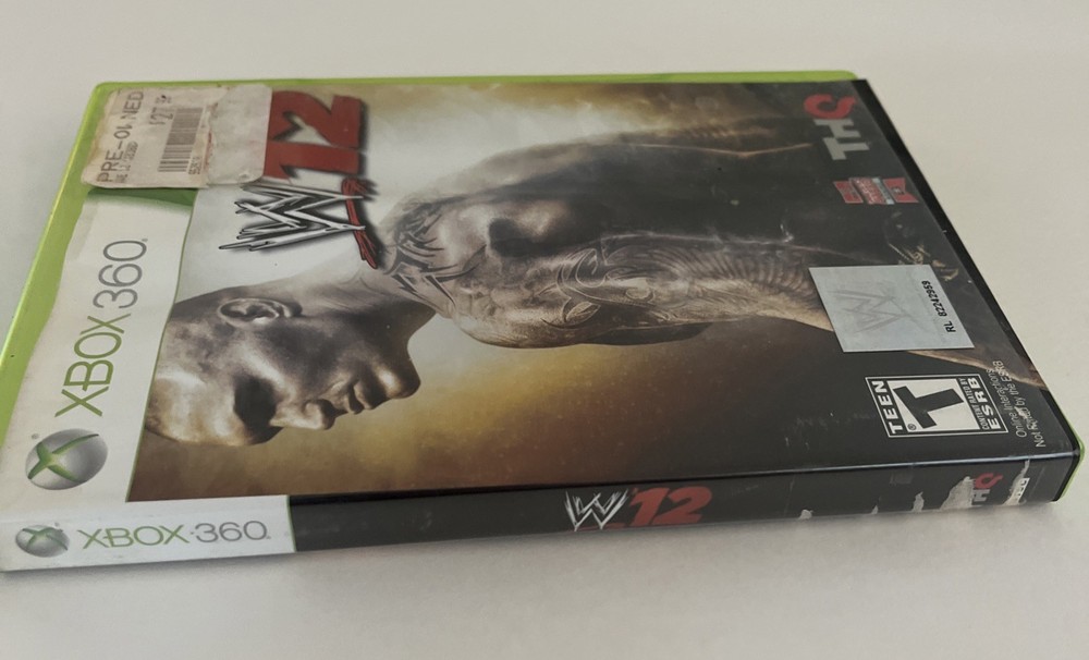 WWE '12 (Microsoft Xbox 360, 2011) Case Only. No Disc! Ships Fast!