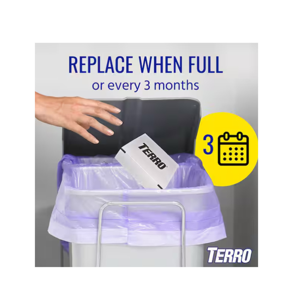 Terro T3206 Spider & Insect Traps – Indoor Use, 1 Pack, White